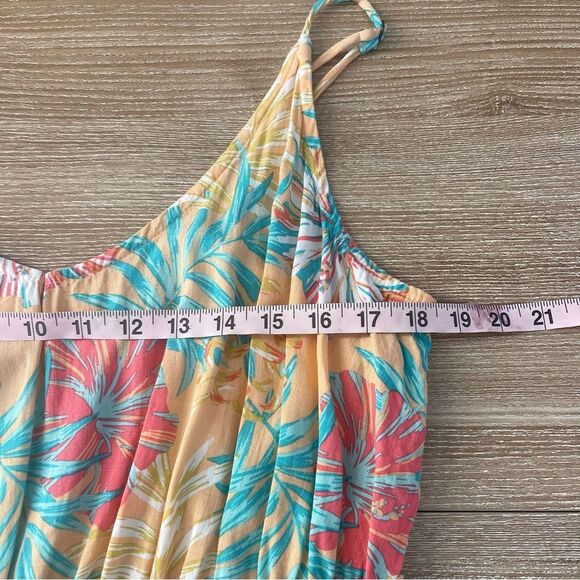 Hurly Tank Top Floral Spaghetti Strap Mini Dress Size Extra Large - Picture 12 of 15